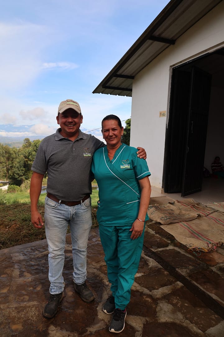 Sāba torréfaction - Oscar et sa femme Mildred - Colombie - Chicamocha