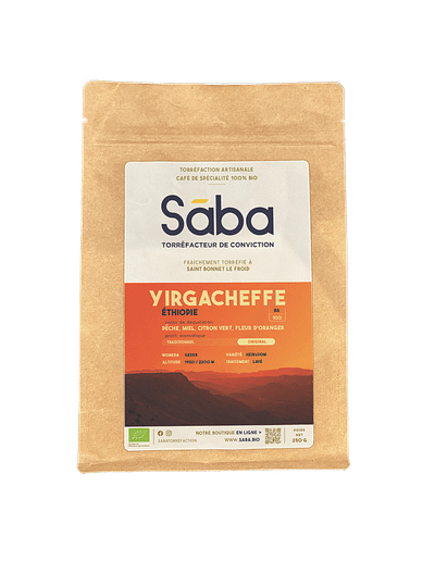 Sāba torréfaction - Packaging Éthiopie Yirgacheffe 2025