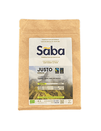 Sāba torréfaction - packaging Justo - Pérou Fairtrade