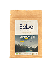 Sāba torréfaction - packaging Chamaya - Pérou / décaféiné