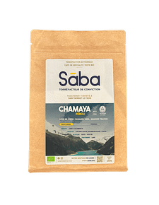 Sāba torréfaction - packaging Chamaya - Pérou / décaféiné