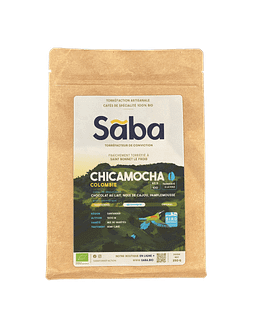 Sāba torréfaction - packaging Chicamocha - Colombie - voile