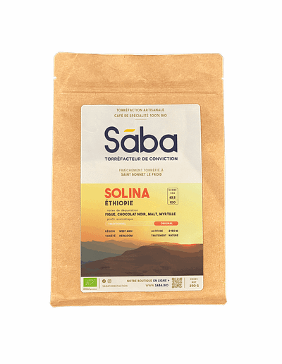 Sāba torréfaction - packaging Solina - Ethiopie