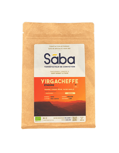 Sāba torréfaction - Packaging Éthiopie Yirgacheffe