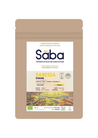 Sāba torréfaction - packaging Éthiopie Dabessa