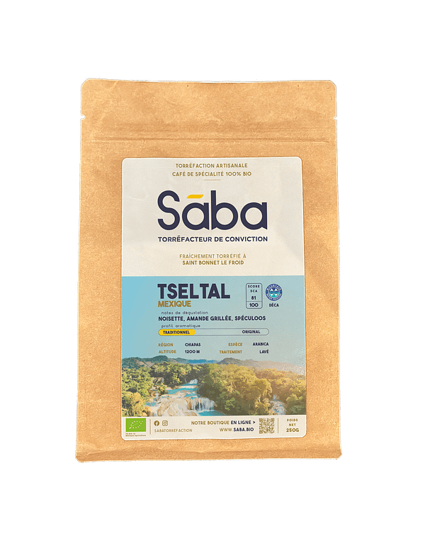 Sāba torréfaction - packaging Tseltal - Mexique