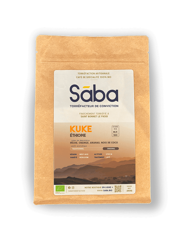 Sāba torréfaction - packaging Éthiopie Kuke