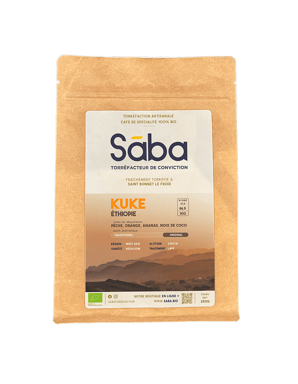 Sāba torréfaction - packaging Éthiopie Kuke