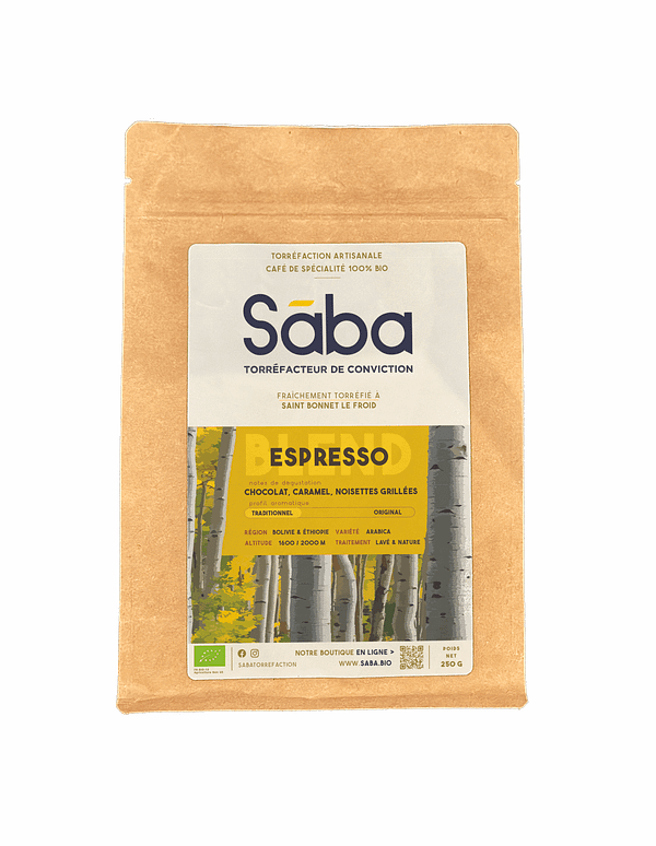 Sāba torréfaction - packaging Blend Espresso