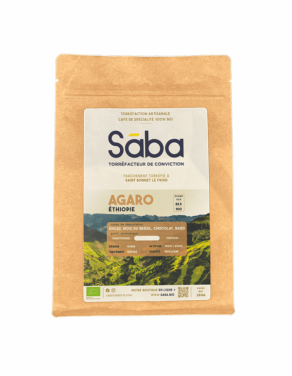 Sāba torréfaction - packaging Agaro - Ethiopie