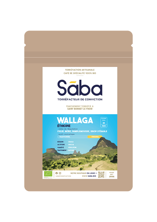 Sāba torréfaction - packaging Éthiopie Wallaga