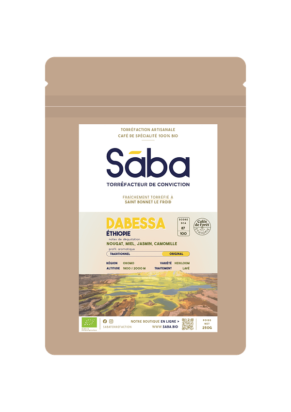 Sāba torréfaction - packaging Éthiopie Dabessa