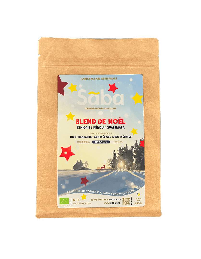 Sāba torréfaction - packaging Blend de Noël 25